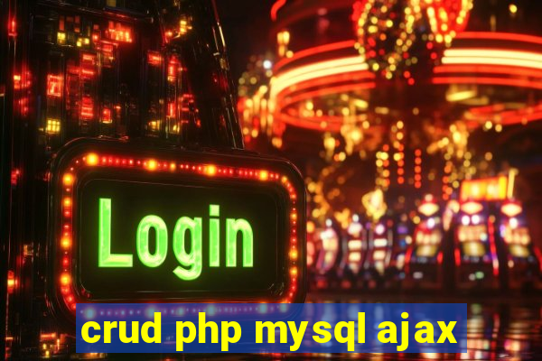 crud php mysql ajax